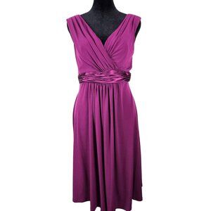 David's Bridal Womens Dress Size 4 Bridesmaid Wedding Classy Flowy Party Elegant